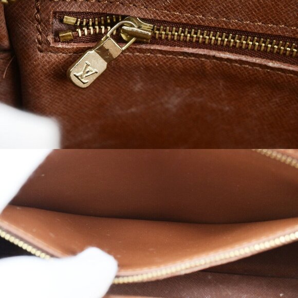 LOUIS VUITTON Trocadero 27 Shoulder Bag Monogram Leather Brown - Picture 11 of 15